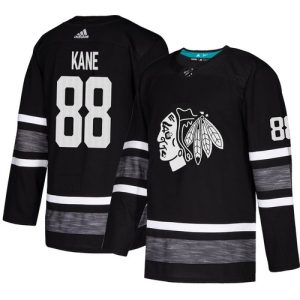 Chicago Blackhawks Trikot #88 Patrick Kane Schwarz 2019 All-Star